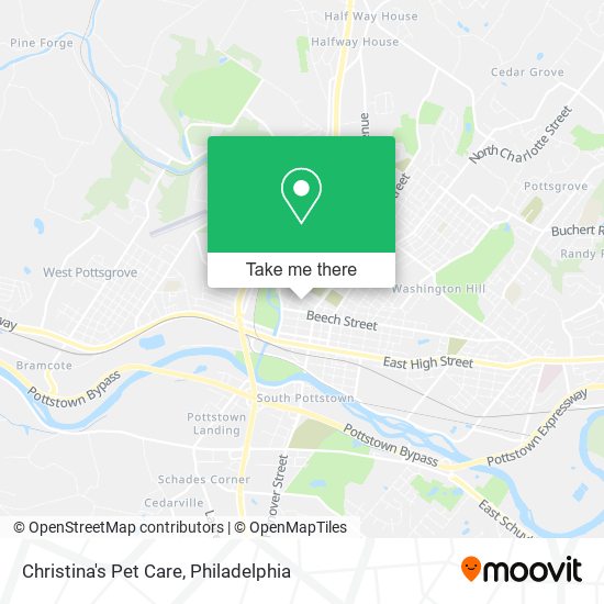 Christina's Pet Care map