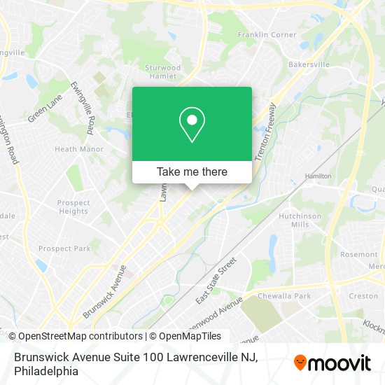 Brunswick Avenue Suite 100 Lawrenceville NJ map