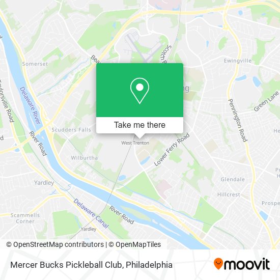 Mapa de Mercer Bucks Pickleball Club