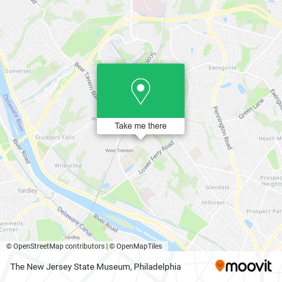 The New Jersey State Museum map