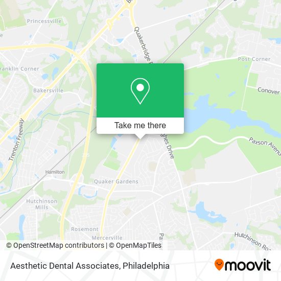 Mapa de Aesthetic Dental Associates