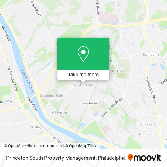 Princeton South Property Management map