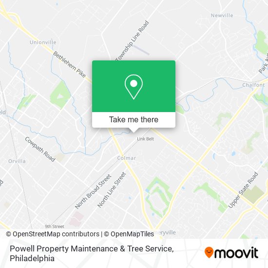 Mapa de Powell Property Maintenance & Tree Service