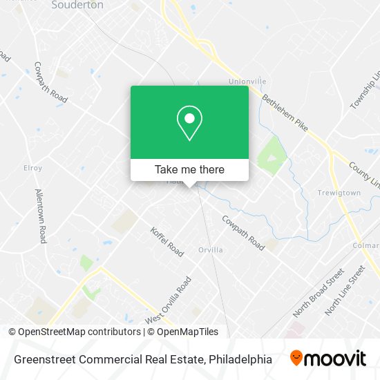 Mapa de Greenstreet Commercial Real Estate