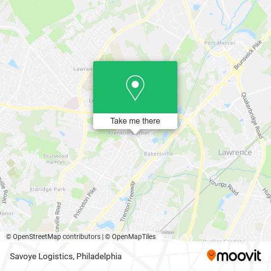 Savoye Logistics map