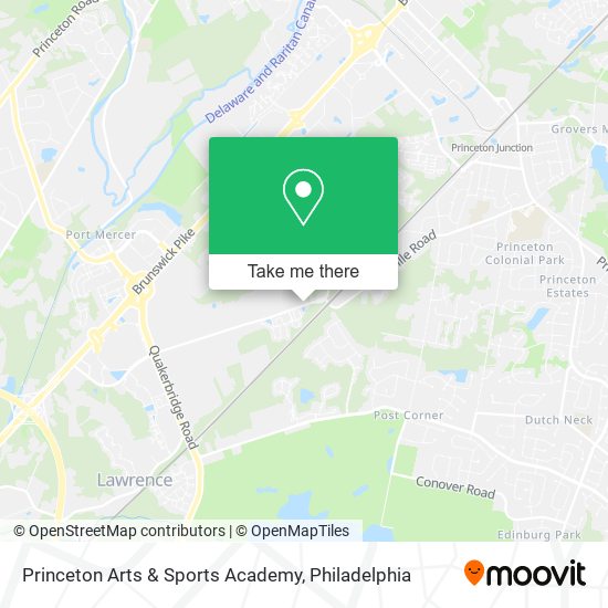 Princeton Arts & Sports Academy map