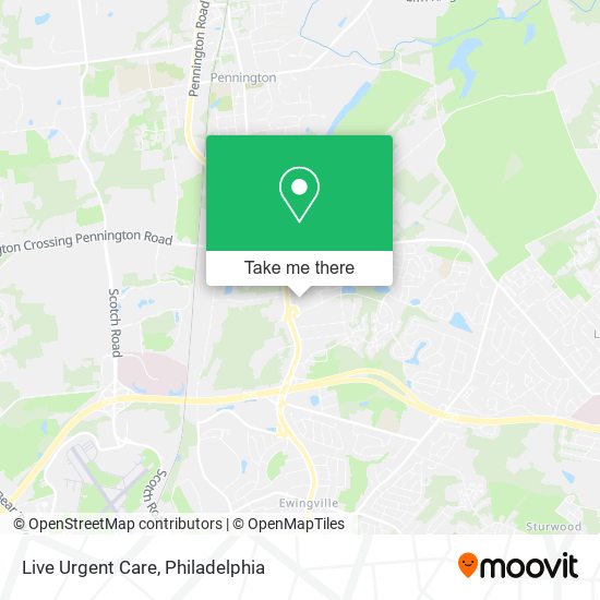 Live Urgent Care map