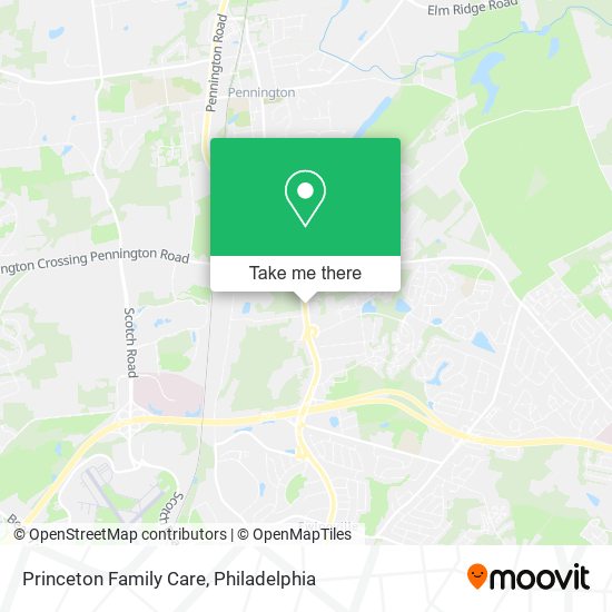 Princeton Family Care map