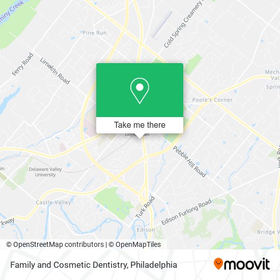 Family and Cosmetic Dentistry map