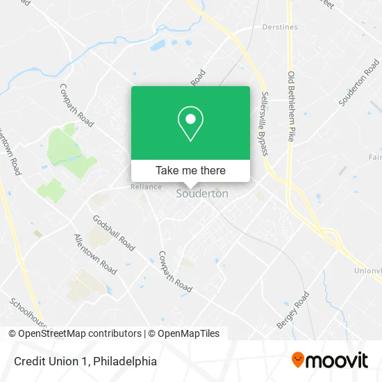 Credit Union 1 map