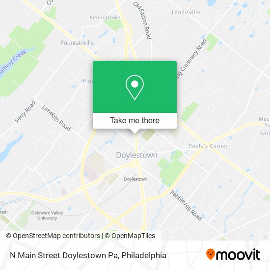 N Main Street Doylestown Pa map