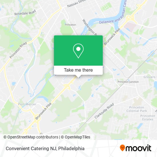 Convenient Catering NJ map