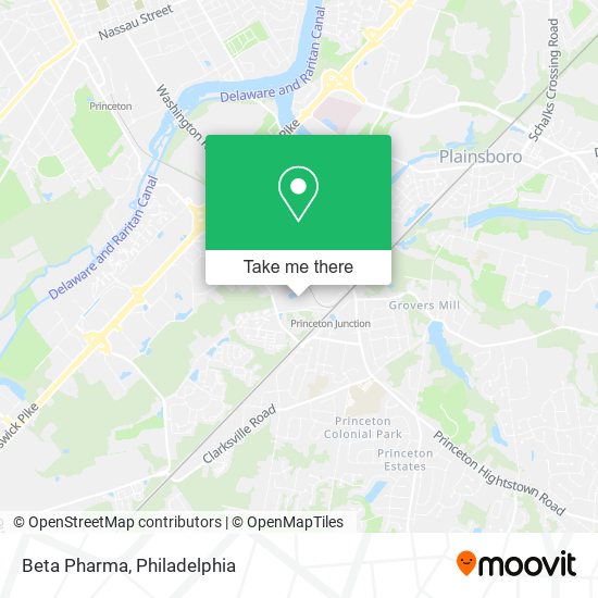 Beta Pharma map