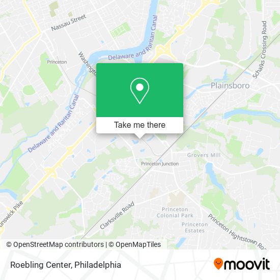 Roebling Center map