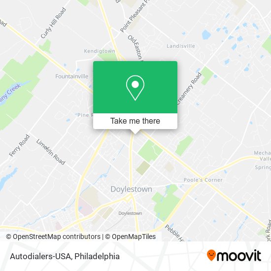 Mapa de Autodialers-USA