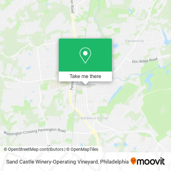 Sand Castle Winery-Operating Vineyard map