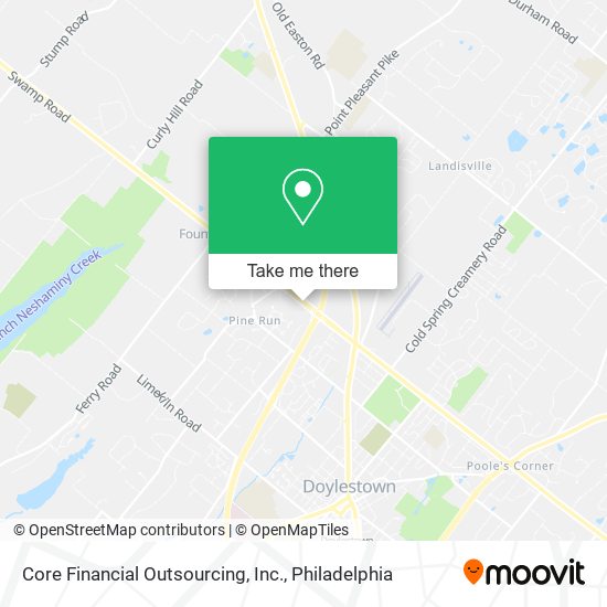 Core Financial Outsourcing, Inc. map