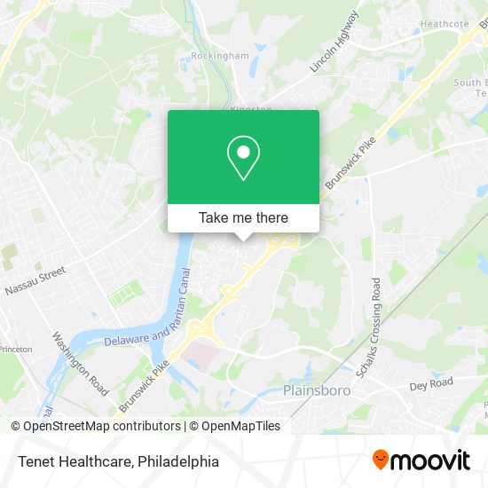 Tenet Healthcare map