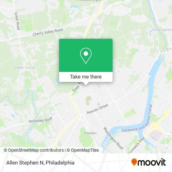 Allen Stephen N map