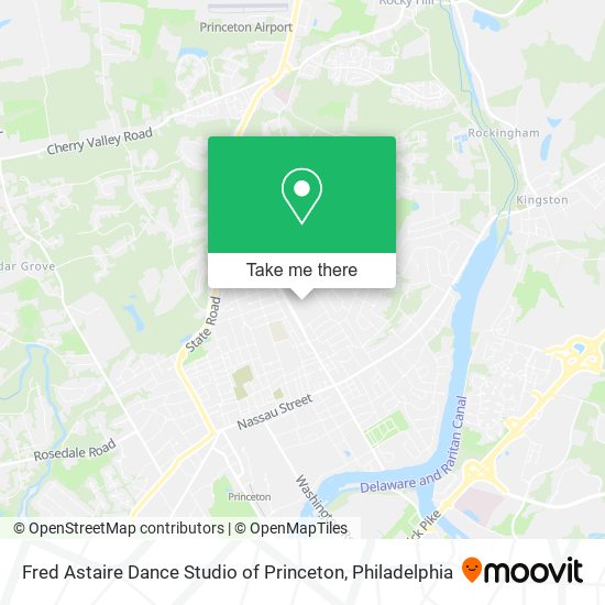 Fred Astaire Dance Studio of Princeton map