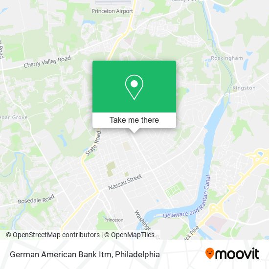 Mapa de German American Bank Itm