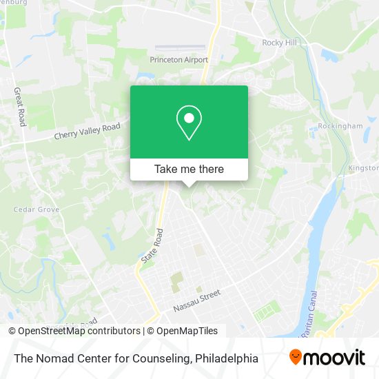The Nomad Center for Counseling map