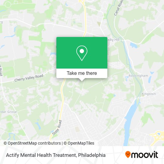 Actify Mental Health Treatment map