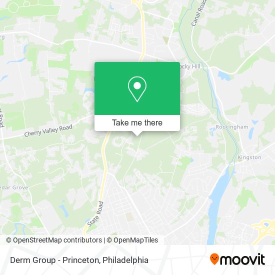 Mapa de Derm Group - Princeton