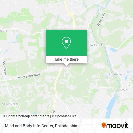Mind and Body Info Center map