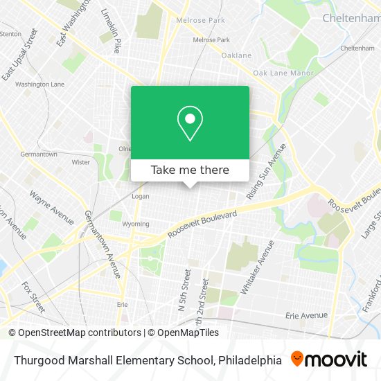 Thurgood Marshall Elementary School map