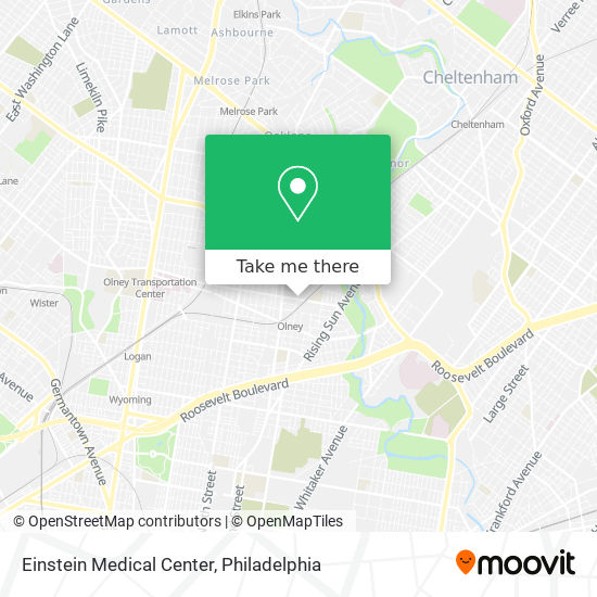 Mapa de Einstein Medical Center