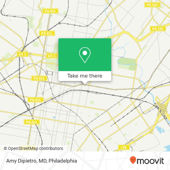 Mapa de Amy Dipietro, MD