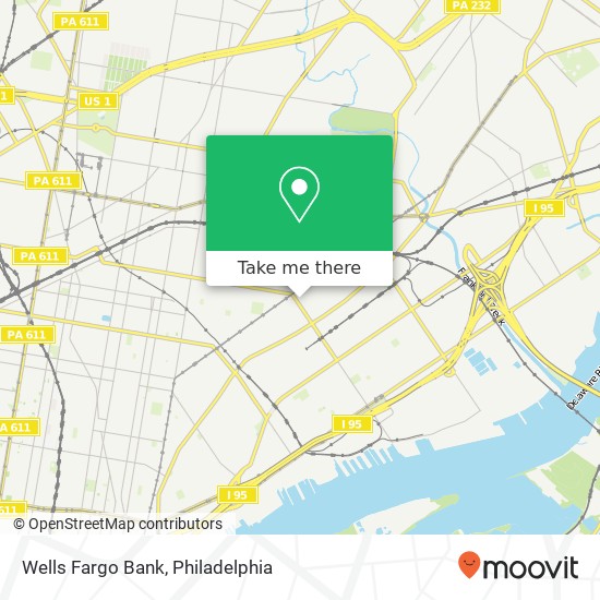 Wells Fargo Bank map