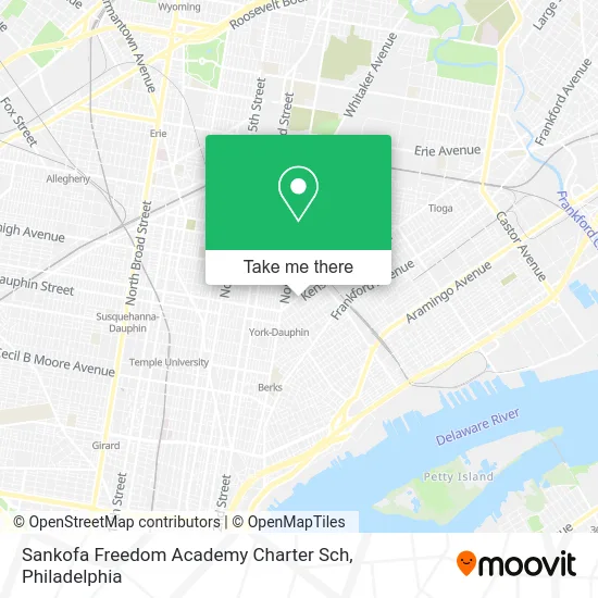 Sankofa Freedom Academy Charter Sch map
