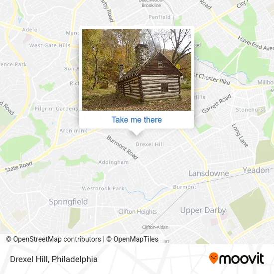 Drexel Hill map