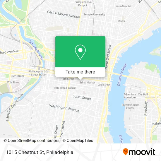 1015 Chestnut St map