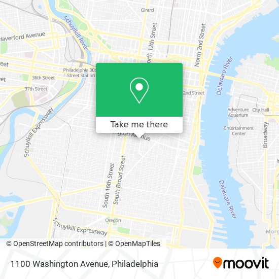 1100 Washington Avenue map