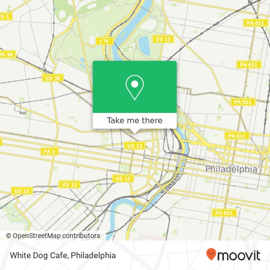 White Dog Cafe map