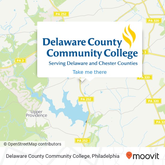 Mapa de Delaware County Community College