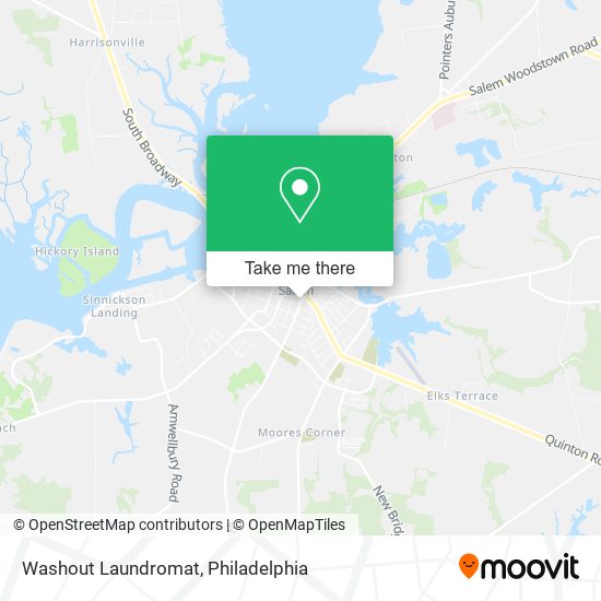 Washout Laundromat map