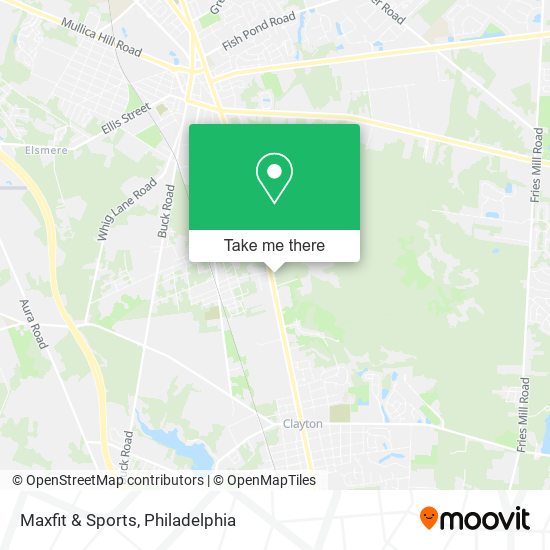 Maxfit & Sports map