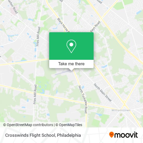 Crosswinds Flight School map