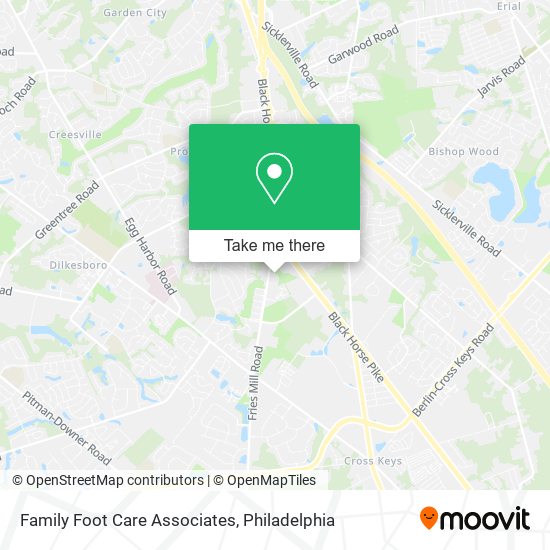 Family Foot Care Associates map