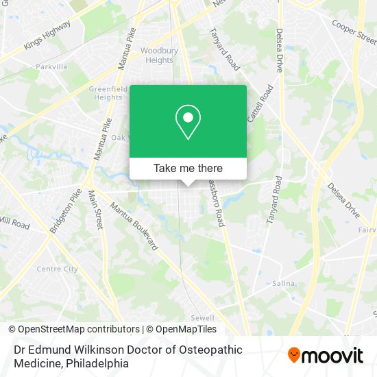 Mapa de Dr Edmund Wilkinson Doctor of Osteopathic Medicine