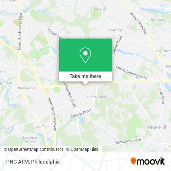 PNC ATM map