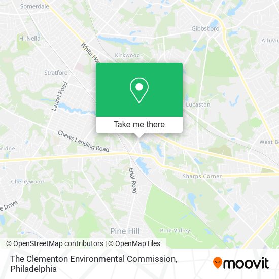 The Clementon Environmental Commission map