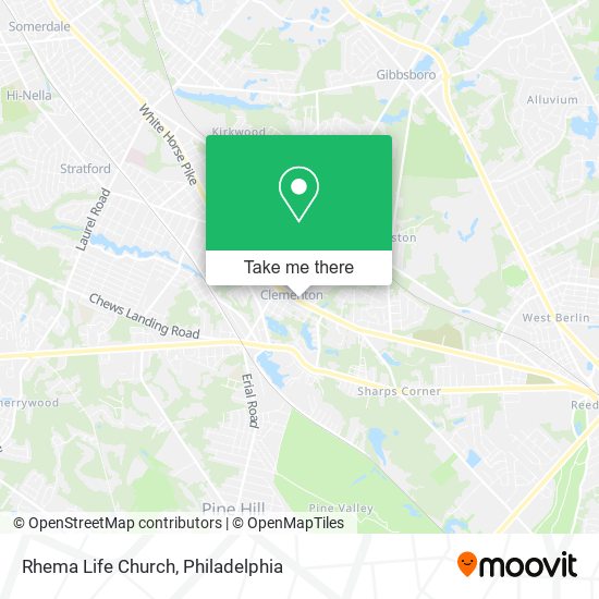 Rhema Life Church map