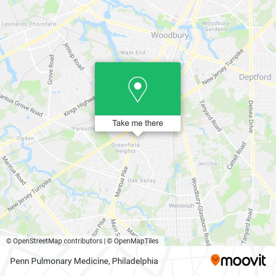 Penn Pulmonary Medicine map