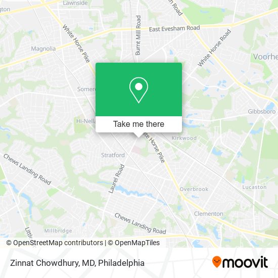 Zinnat Chowdhury, MD map