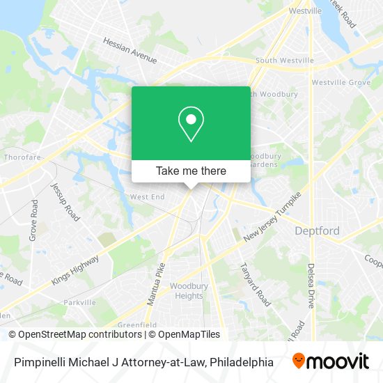 Mapa de Pimpinelli Michael J Attorney-at-Law